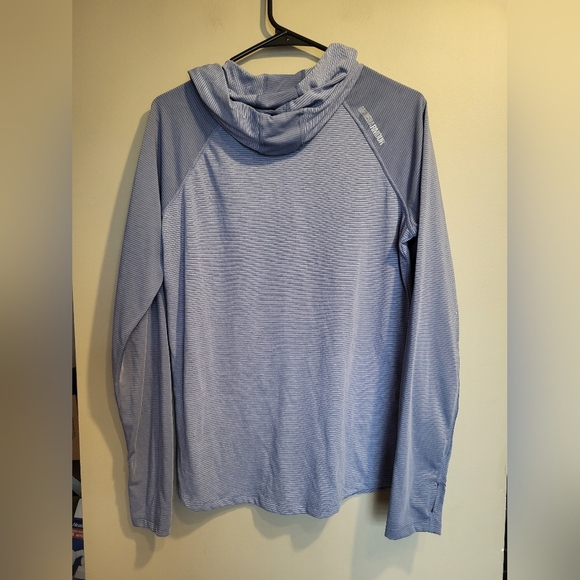 Under Armour Blue Long Sleeve Hoodie,  Size Large - Picture 2 of 6